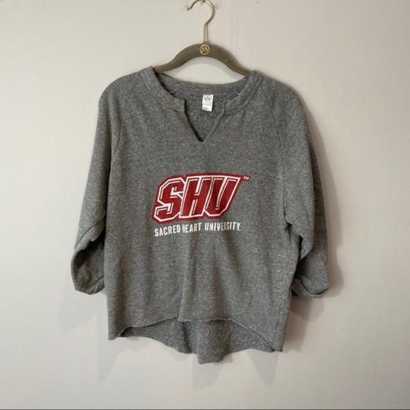 Alternative Apparel Tops - Sacred Heart Grey Sweatshirt